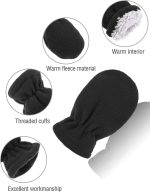 SATINIOR 3 Pairs Baby and Toddler Winter Mittens Kids Fleece Warm Mittens for Baby Boy Girl - Image 4